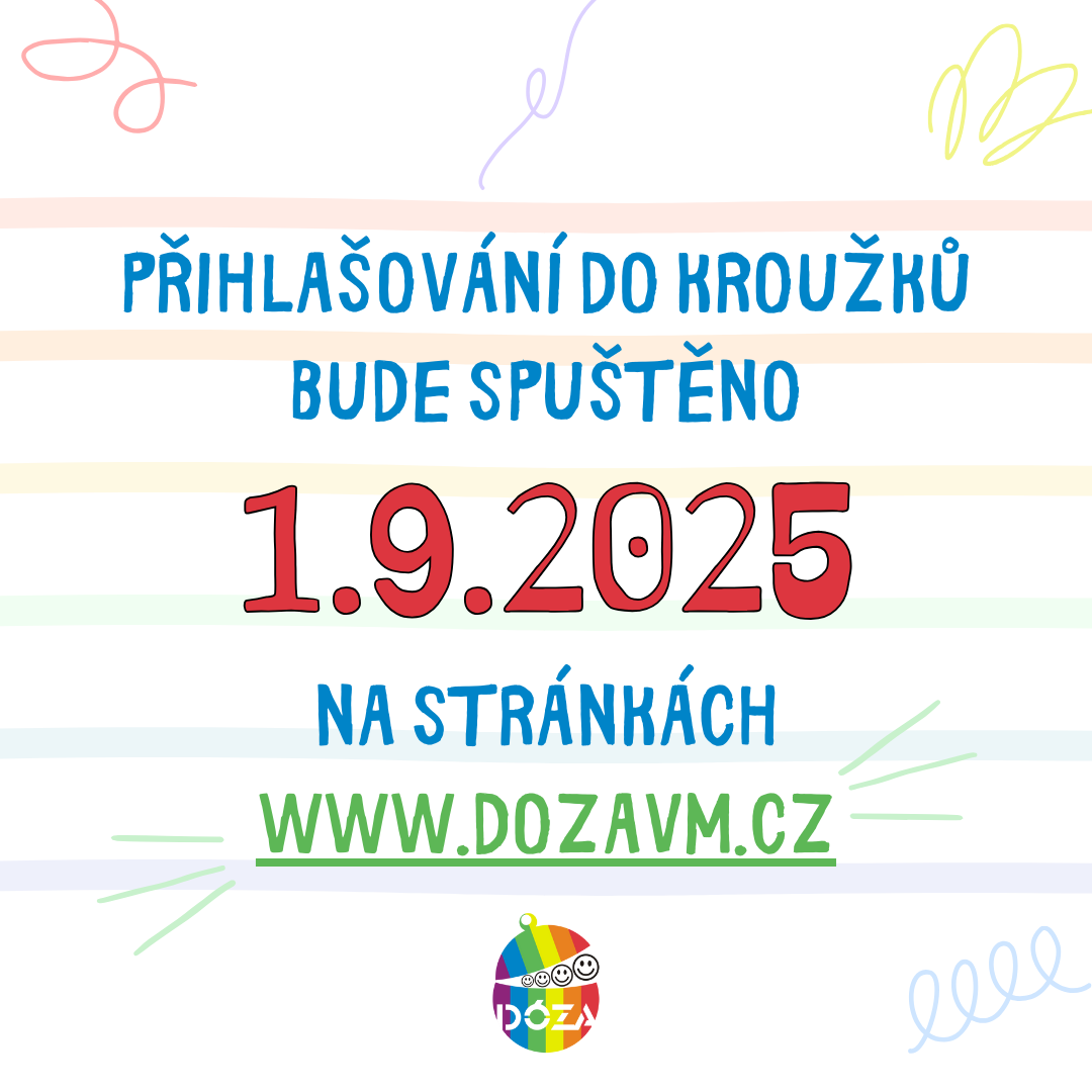 ! NOVÝ ŠKOLNÍ ROK a KROUŽKY !